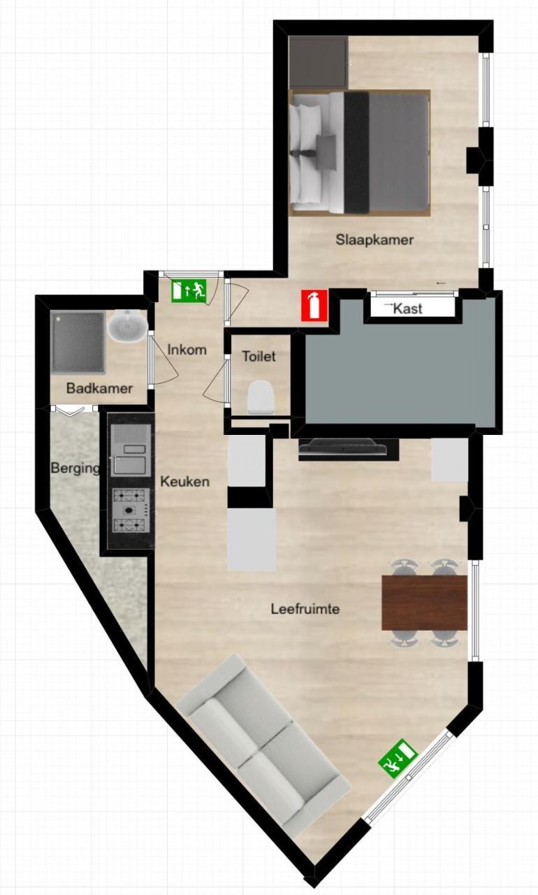 Sunny Bank Westende Zeezicht 米德尔克尔克 外观 照片